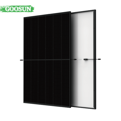 TOPCON black frame solar panels